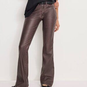Good Classic Bootcut Faux Leather Pants